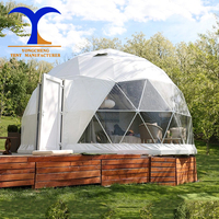 Tente de camping géodésique pour 12 personnes, tente de jardin, auvent de camping, dôme igloo
