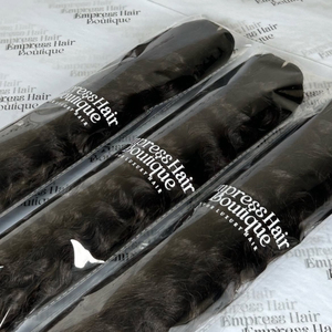 Nhà máy in logo <span class=keywords><strong>Flap</strong></span> rõ ràng OPP Túi bao bì tóc đóng cửa phía trước tự niêm phong nhựa giấy bóng kính bọc - Product Image 3