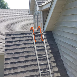 JH-Mech Lot de 2 Crochets de Toit pour Échelle, Faciles à Assembler et à Installer, Poignée en Caoutchouc, Design en T, Revêtement en Poudre Orange - Product Image 6