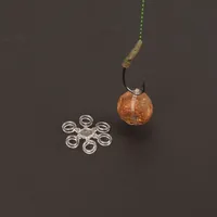 25 pièces de bandes d'appât Hirisi pour la pêche à la carpe, accessoires de pêche à la ligne, bandes d'appât en granulés blancs, élastiques, pratiques, accessoires de pêche AH167