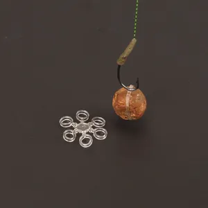 25 pièces de bandes d'appât Hirisi pour la pêche à la <span class=keywords><strong>carpe</strong></span>, accessoires de pêche à la ligne, bandes d'appât <span class=keywords><strong>en</strong></span> granulés blancs, élastiques, pratiques, accessoires de pêche AH167 - Product Image 4