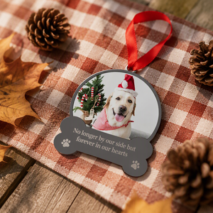 Accessori natalizi per animali domestici personalizzati decorazione a sublimazione per cani ornamenti natalizi commemorativi per animali domestici - Product Image 5