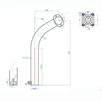 Prix d'usine, tige de guidon en titane de 90 à 160 mm, col de tige de guidon pour vélo de route, pièces de vélo