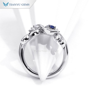 ใหม่925แหวนหมั้นทอง10K 14K 18K เครื่องประดับเพชรผู้หญิงแหวนเพชรโมอิสซาไนต์ - Product Image 6