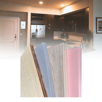 Contreplaqué mélaminé E0 ignifuge de première qualité en noyer, durable, 9 mm, 4x9 pieds, pour espaces publics et villas