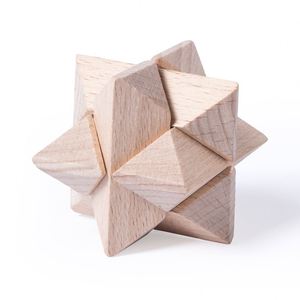 Hot Sale 3-in-1 Classic Kongming Lock Wooden Brain Teaser <b>Cube</b> Puzzle Custom Logo Gift Set for Kids and Adults - Product Image 3