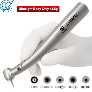 <span class=keywords><strong>Mini</strong></span> turbina de aire de cabeza AI-M800KL, pieza de mano Dental de turbina de aire de alta velocidad, acoplamiento K de cuerpo de titanio de potencia de 23W para fresa FG - Product Image 1
