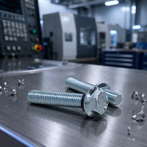 Vis à tête hexagonale et écrou M10-1.5 conformes à la norme EN/ISO/DIN pour la construction de silos avec zinc <span class=keywords><strong>bichromaté</strong></span> - Product Image 5