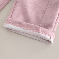 D868 Ensemble deux pièces décontracté pour filles, style automne, mode décontractée, avec sweat à capuche, cardigan et pantalon droit, tailles 3T 4T, assortiment