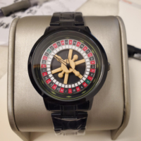 Montres pour hommes avec cadran rotatif style Roulette russe, étanches, montres de table de roulette, montres de sport Roulette