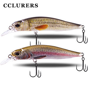 Simulation Appât Minnow Parler de l'eau Appât dur Appât de pêche Appât - Product Image 2