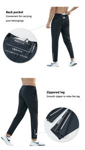 XW-CK23501 Pantaloni Sportivi da <span class=keywords><strong>Uomo</strong></span> per Allenamento e Fitness <span class=keywords><strong>con</strong></span> Tasca Posteriore Impermeabile <span class=keywords><strong>con</strong></span> <span class=keywords><strong>Cerniera</strong></span> - Product Image 5