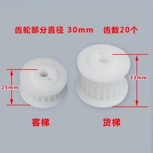 Poulie d'encodeur d'ascenseur Zhanpeng 324C1061016, roue de pont roulant en acier, pièces industrielles - Product Image 3