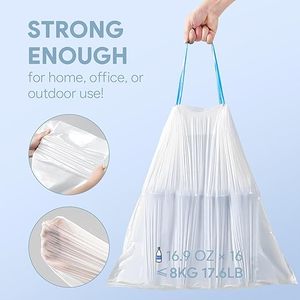 ถุงขยะแบบมีเชือกผูกพิมพ์โลโก้ตามสั่ง ผลิตโดยผู้ผลิต OEM - Product Image 1