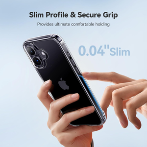 Coque transparente en TPU anti-jaunissement pour iPhone 16 17 Pro Max, protection souple antichoc ultra-claire avec protection d'objectif d'appareil photo - Product Image 2