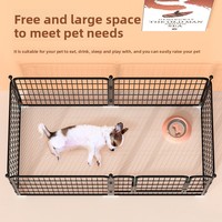 Parc pour animaux de compagnie détachable portable personnalisé en usine Clôture de maison pour animaux de compagnie pliable de sécurité pour chiens
