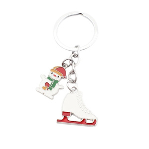 Jeu <span class=keywords><strong>de</strong></span> <span class=keywords><strong>Ski</strong></span> d'hiver <span class=keywords><strong>flocon</strong></span> <span class=keywords><strong>de</strong></span> neige chaussures <span class=keywords><strong>de</strong></span> sport Skate porte-clés - Product Image 5