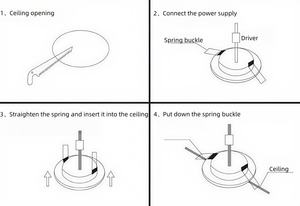 定制现代铝制 LED 吸顶灯 3W-24W IP20 级防护等级家庭办公室筒灯 - Product Image 5