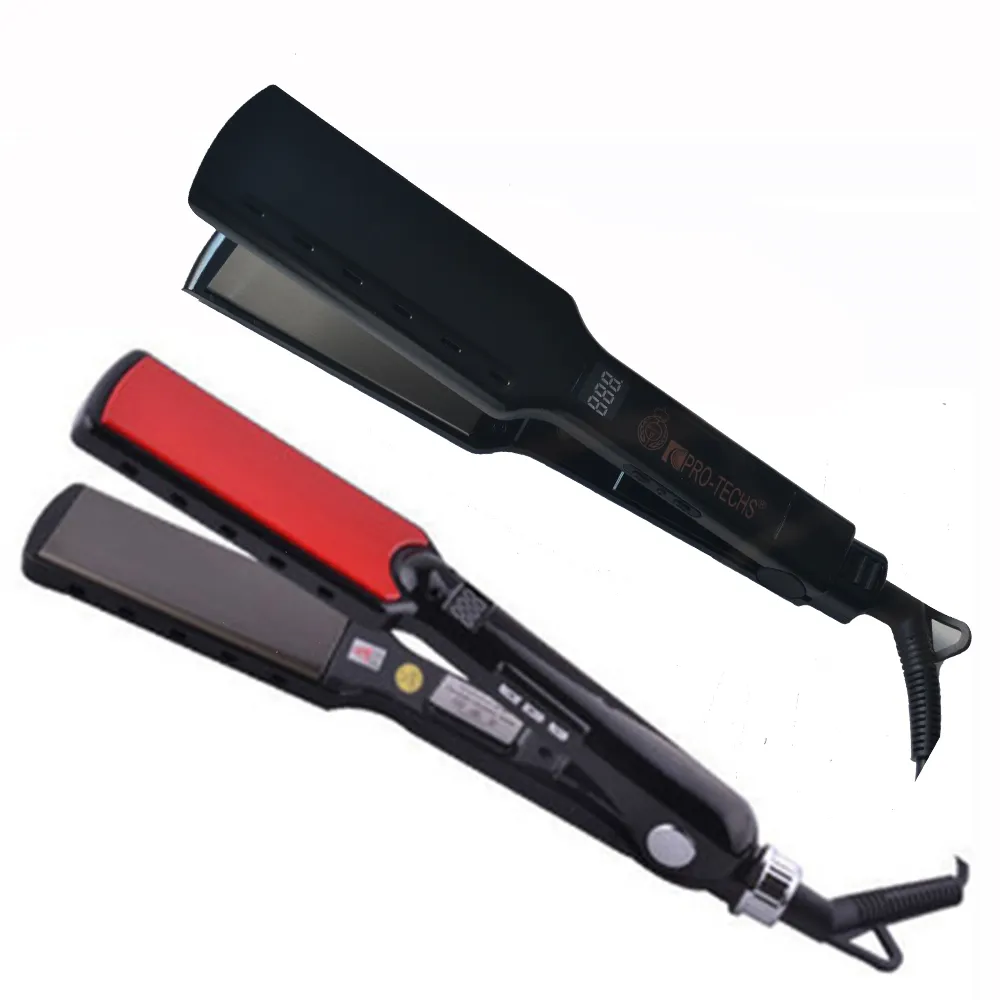 Groothandel Private Label Pure Ceramic Flat Iron Digitale Titanium Keratine Behandeling Anti Kroezen Glad Stijltang