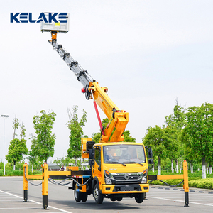 Camion nacelle articulée Dongfeng à double cabine, nouveau modèle diesel pour opérations en altitude, plateforme de travail aérien - Product Image 1
