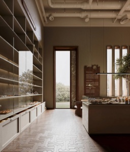 Servicio de Diseño Interior Moderno y Personalizado para Panaderías, Equipamiento de Cafeterías de Moda y Vitrina Termostática de Vidrio - Product Image 3