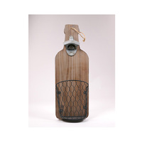 Ouvre-bouteille de vin en bois mural avec logo personnalisable Caractéristique Bouchon durable Paniers de collecte pour un usage domestique