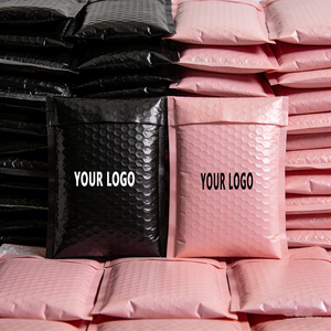 Galant Custom Logo Purple Red Self-Adhesive Plastic Recycled <strong>Bubble</strong> Mailing Bag Small Sun Printed Shipping Padded Bags - Product Image 1