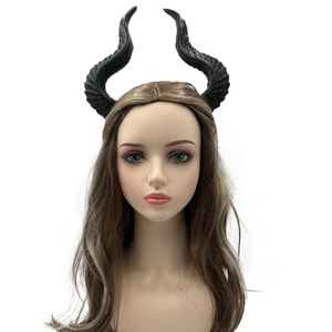 Tocado de bosque mágico de Halloween Wowei con diseño de <span class=keywords><strong>Maléfica</strong></span> para cosplay, accesorios de cine y escenario - Product Image 2