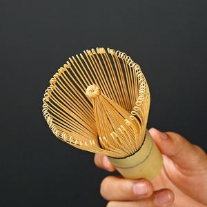 Cepillo de Té Japonés de Bambú Morado, Chasen para Ceremonia del Té Matcha, 100/120 Puntas, Batidor de Té, Cuchara de Bambú con Logotipo Personalizado - Product Image 3