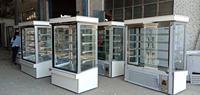 Vitrine Réfrigérée Commerciale pour Aliments, Gâteaux, Chocolats, Présentoirs et Armoires, Réfrigérateurs Congélateurs d'Occasion pour Fromages