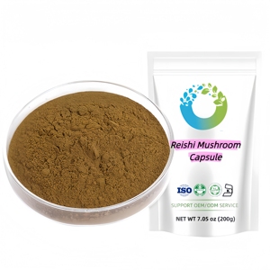 Mejor <span class=keywords><strong>precio</strong></span> Reishi Mushroom <span class=keywords><strong>Ganoderma</strong></span> Lucidum extracto en polvo 30% 40% 50% polisacárido/beta glucano cápsula tableta café - Product Image 6
