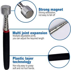 Outil de ramassage télescopique magnétique Dailymag Factory Sales 15 Lbs, outil de ramassage magnétique, baguette télescopique magnétique - Product Image 5