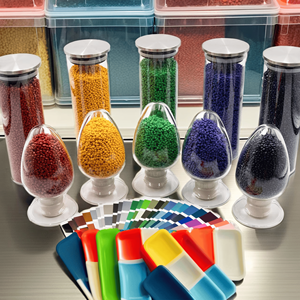 ผู้ผลิตเม็ดพลาสติก TPU ABS PP PET PE PA PETG PC PLA สีดำ/ขาว/เกรดฟิล์มฟังก์ชันนอล - Product Image 1