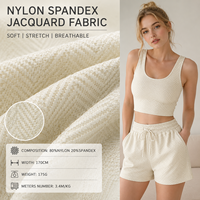 Tissu respirant 175 GSM 80 % nylon 20 % élasthanne tricoté 170 cm pour maillots de bain et compression