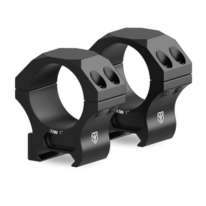 Anneaux de montage pour lunette TYPHON Optics, profil moyen, diamètre 30 mm, hauteur 1 pouce, pour lunettes et accessoires - Product Image 1