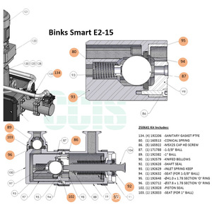 Binks <b>Electric</b> Circulating Pump Repair <b>Kit</b> Model 250599 For Industrial Equipment - Product Image 4