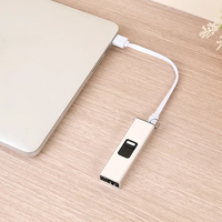 Briquet électrique à arc plasma rechargeable par USB, coupe-vent, sans flamme, léger et sans fumée, solution d'allumage