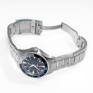 <span class=keywords><strong>Montre</strong></span> <span class=keywords><strong>automatique</strong></span> de luxe pour homme de haute qualité en acier inoxydable 40 mm avec cadran bleu marine kaki - Product Image 3