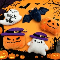 Pendentif d'Halloween : Accessoires amusants en forme de citrouille et de fantôme, poupée en peluche, accessoires à suspendre au sac, décoration de porte-clés