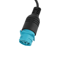 Conector hembra de 9 pines personalizado J1939 a cable macho J1708 para lector de código