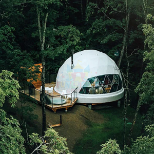 Tienda de Campaña Glamping en Oferta, Tienda de Campaña Geodésica Tipo Domo, Impermeable, Resistente, Domos Glamping de Lujo, Tienda de Campaña para Eventos al Aire Libre para Todas las Estaciones - Product Image 2