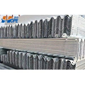 2023 nuovo design GS4 francia standard ad alta resistenza zincato 2 onde barriera stradale in plastica traffico barricata guardrail - Product Image 3