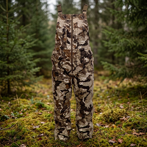 Vestes de pêche et de chasse d'hiver pour adultes en PVC coupe-vent, imprimées, isolées au néoprène 1600, respirantes, imperméables, blanches, hauteur poitrine, avec bottes intégrées - Product Image 3