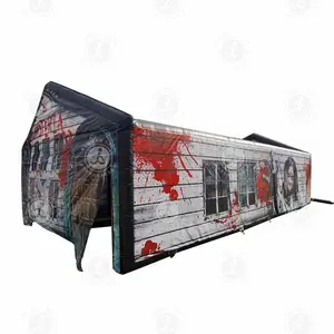 Professional Commercial Halloween horror house inflatable maze game inflatable scary haunted house for sale