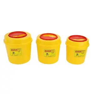 1L 2L 5L Épaissir Jetable Sharps Box Hôpital Boîte de Sécurité Lame Aiguille Recyclage Sharps Conteneur Conteneur de Déchets Médicaux