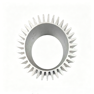 Custom Extruded Aluminum Sunflower Heat Sink Round Radial Fin Heatsink for <b>LED</b> <b>Lighting</b> & Industrial Cooling - Product Image 1