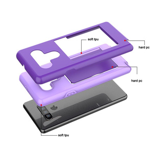 Funda de teléfono híbrida para <span class=keywords><strong>LG</strong></span> <span class=keywords><strong>Aristo</strong></span> <span class=keywords><strong>5</strong></span> Plus, funda protectora al por mayor de fábrica para Samsung Note 10 S23 FE S24 Ultra - Product Image 2