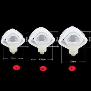 Silicone Bondage Male <strong>Chastity</strong> Device Cock <strong>Cage</strong> with <strong>Spikes</strong> - Product Image 5