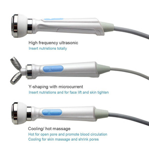 Dispositivo de Importación de Nutrientes Faciales por Ultrasonido de 1MHz, Libre de Impuestos, 12 Puntas, Limpieza Profunda de Poros - Product Image 3