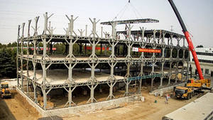 هيكل فولاذية إطار مستودع جاهز البناء مكتب تجاري كنيسة ورشة بناء مسبقة الصنع - Product Image 2